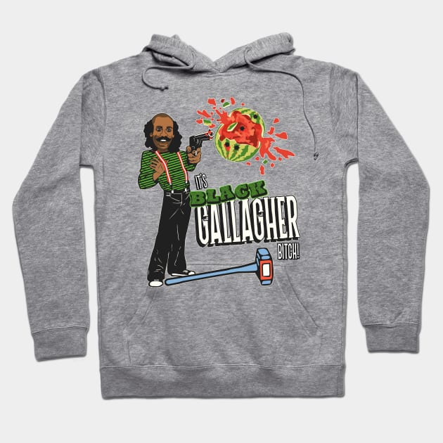 Black Gallagher Hoodie by darklordpug